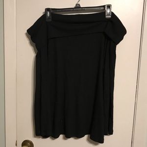 Apt 9 off shoulder black long sleeve Sz xl EUC
